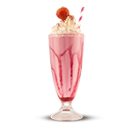 Soothing Strawberry Milkshake 