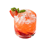 Strawberry Sunrise Mocktail 